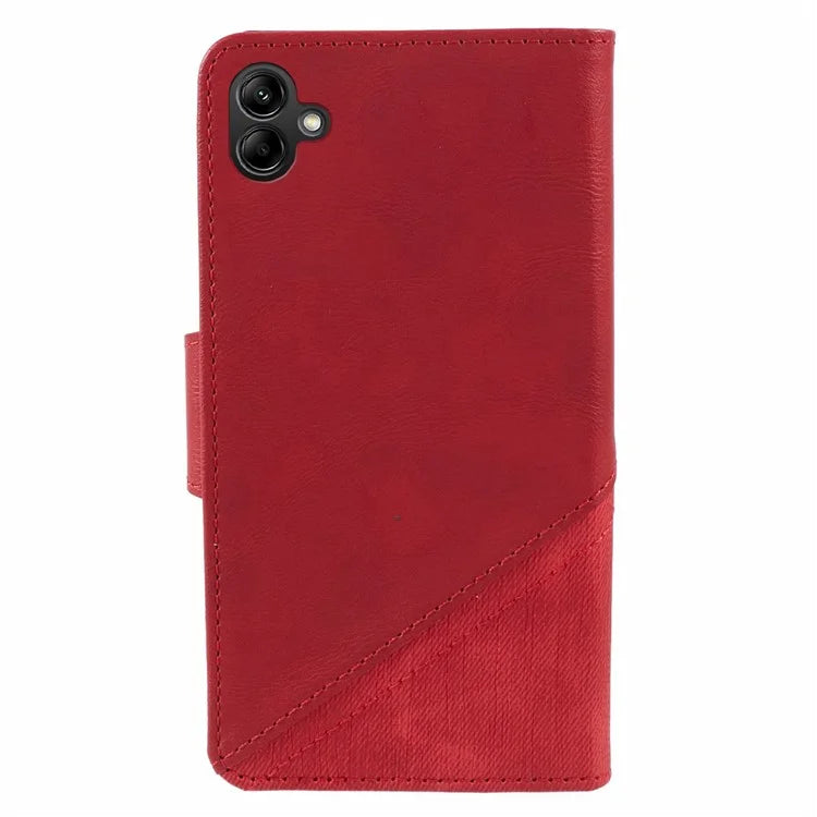 For Samsung Galaxy A05 4G Case Wallet Splicing Leather Phone Cover