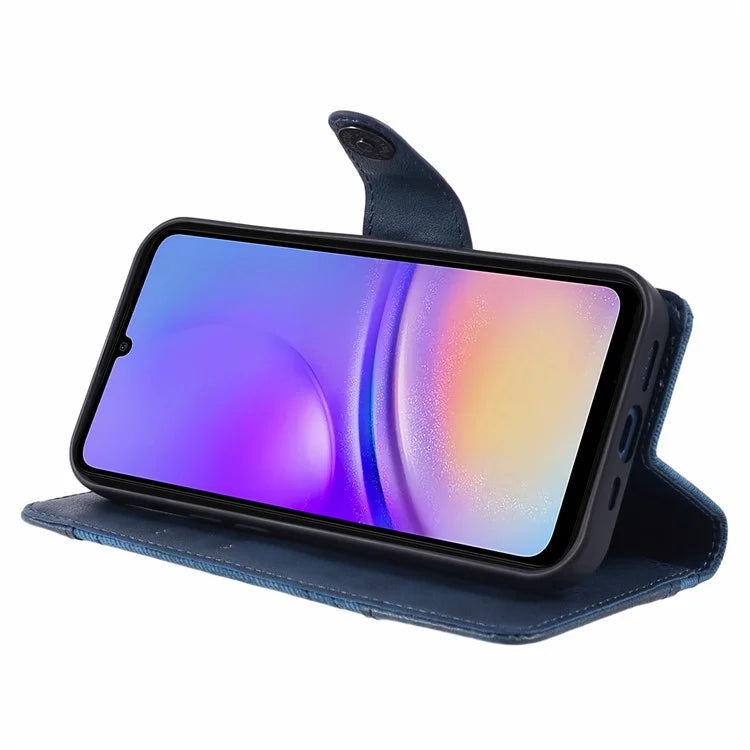 For Samsung Galaxy A05 4G Case Wallet Splicing Leather Phone Cover