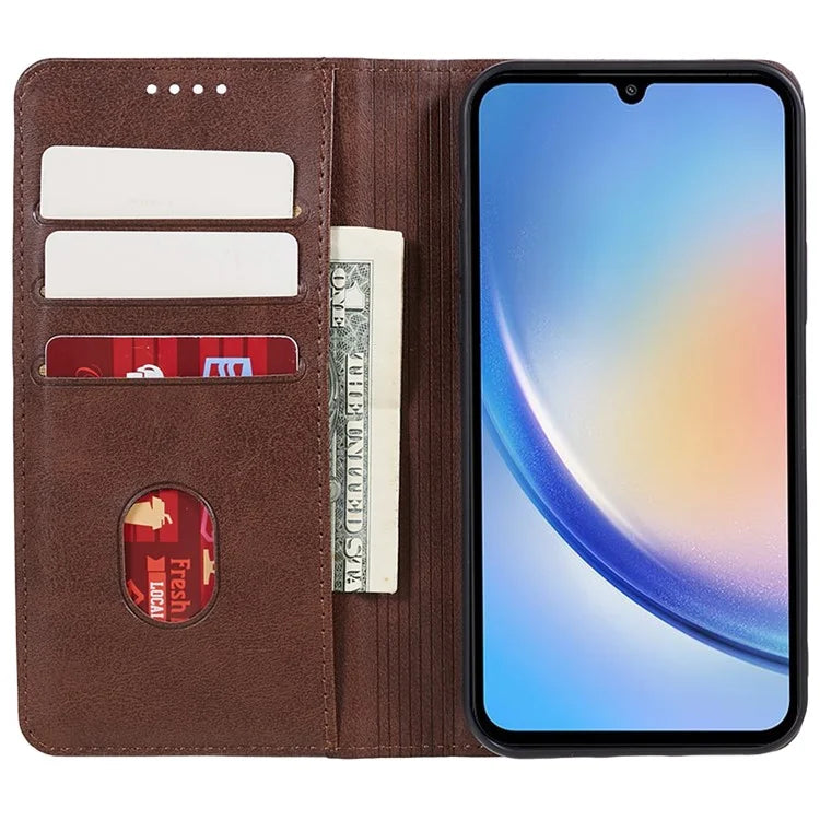 For Samsung Galaxy A05 4G Case Magnetic Auto Closing Phone Leather Cover