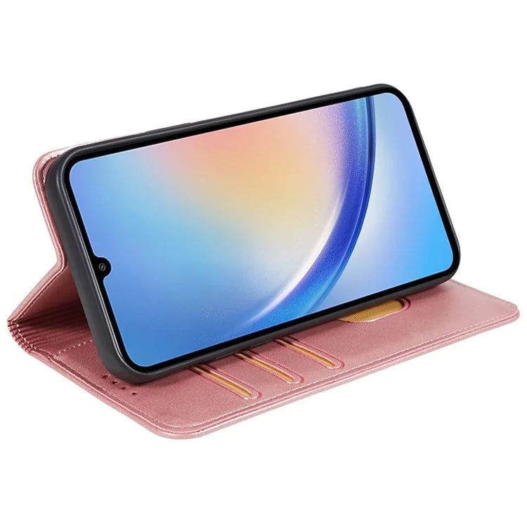 For Samsung Galaxy A05 4G Case Magnetic Auto Closing Phone Leather Cover