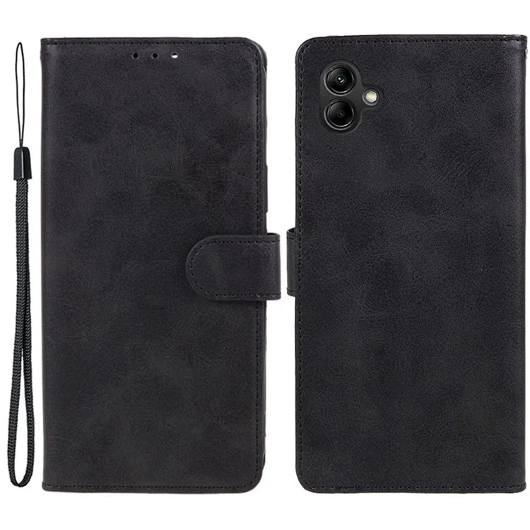 For Samsung Galaxy A05 4G Case Magnetic Clasp PU Leather Phone Wallet Cover