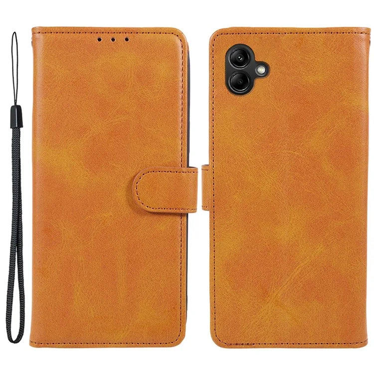 For Samsung Galaxy A05 4G Case Magnetic Clasp PU Leather Phone Wallet Cover