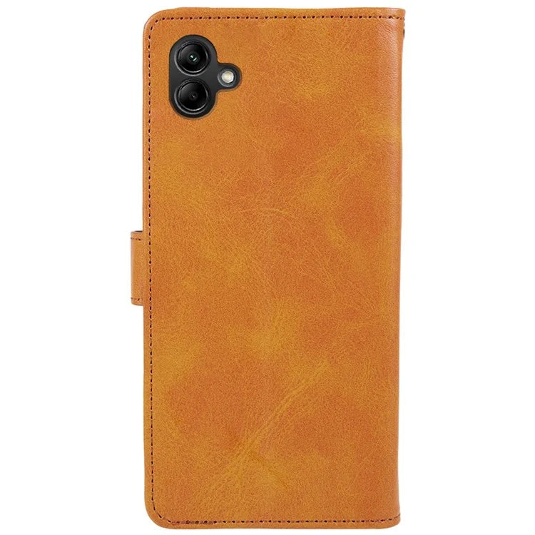 For Samsung Galaxy A05 4G Case Magnetic Clasp PU Leather Phone Wallet Cover