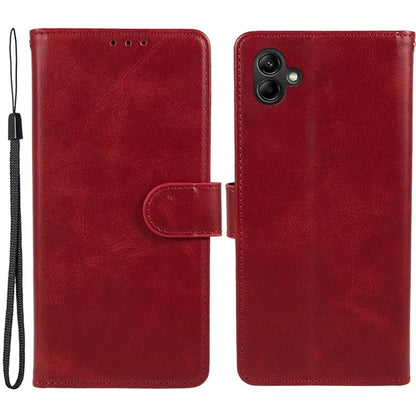 For Samsung Galaxy A05 4G Case Magnetic Clasp PU Leather Phone Wallet Cover