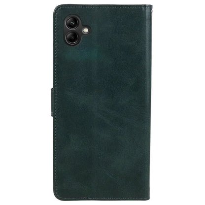 For Samsung Galaxy A05 4G Case Magnetic Clasp PU Leather Phone Wallet Cover