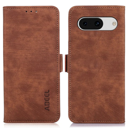 ABEEL For Google Pixel 8a Case Retro PU Leather Phone Wallet Cover