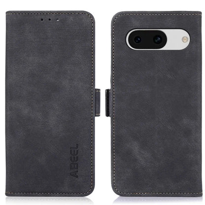 ABEEL For Google Pixel 8a Case Retro PU Leather Phone Wallet Cover