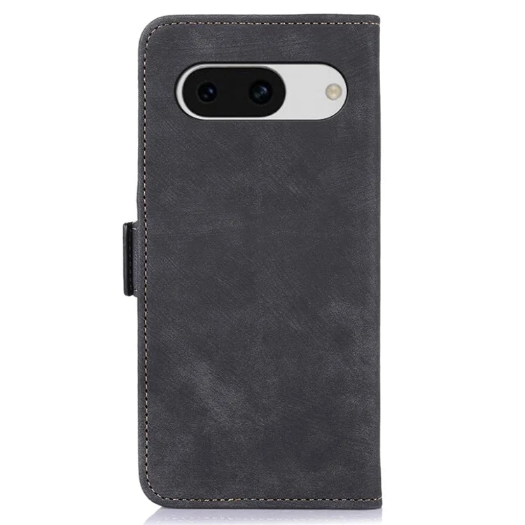 ABEEL For Google Pixel 8a Case Retro PU Leather Phone Wallet Cover