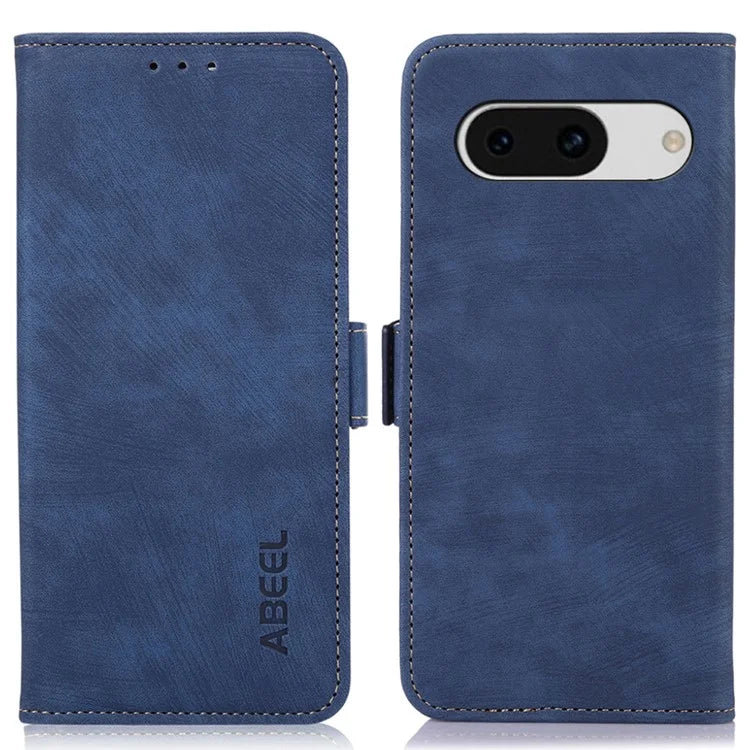 ABEEL For Google Pixel 8a Case Retro PU Leather Phone Wallet Cover