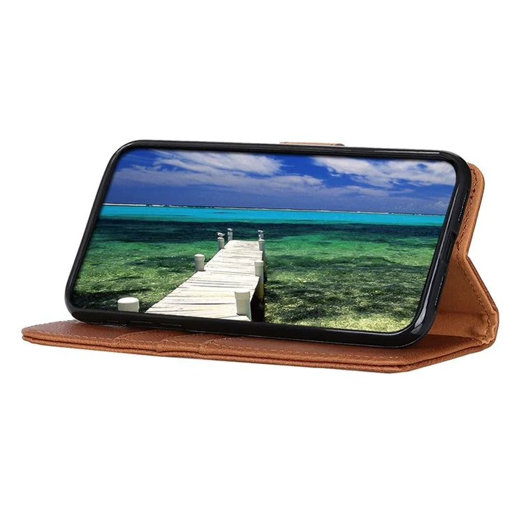 KHAZNEH For Google Pixel 8a Case Stand Wallet Anti-drop Phone Cover