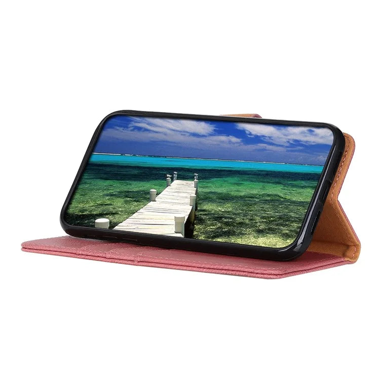 KHAZNEH For Google Pixel 8a Case Stand Wallet Anti-drop Phone Cover