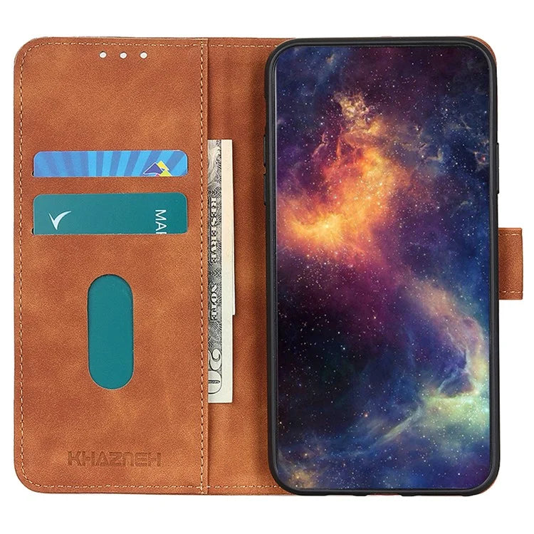 KHAZNEH For Google Pixel 8a Case Retro Texture Wallet Leather Phone Cover