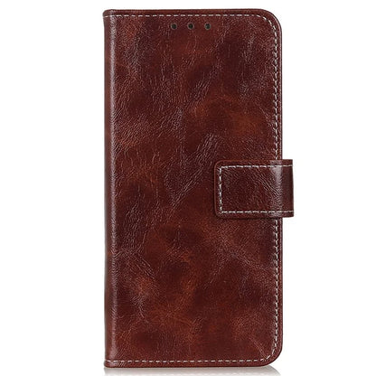 For Google Pixel 8a Case Crazy Horse Texture PU Leather Wallet Stand Cover