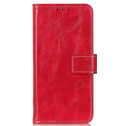 For Google Pixel 8a Case Crazy Horse Texture PU Leather Wallet Stand Cover