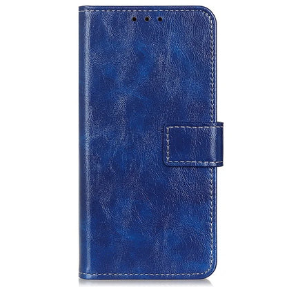 For Google Pixel 8a Case Crazy Horse Texture PU Leather Wallet Stand Cover