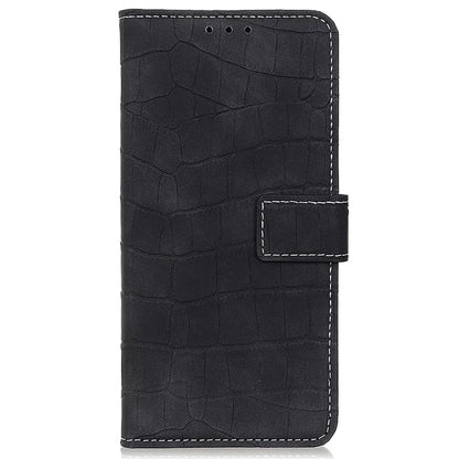 For Google Pixel 8a Case Crocodile Texture Phone Cover with Wallet Stand