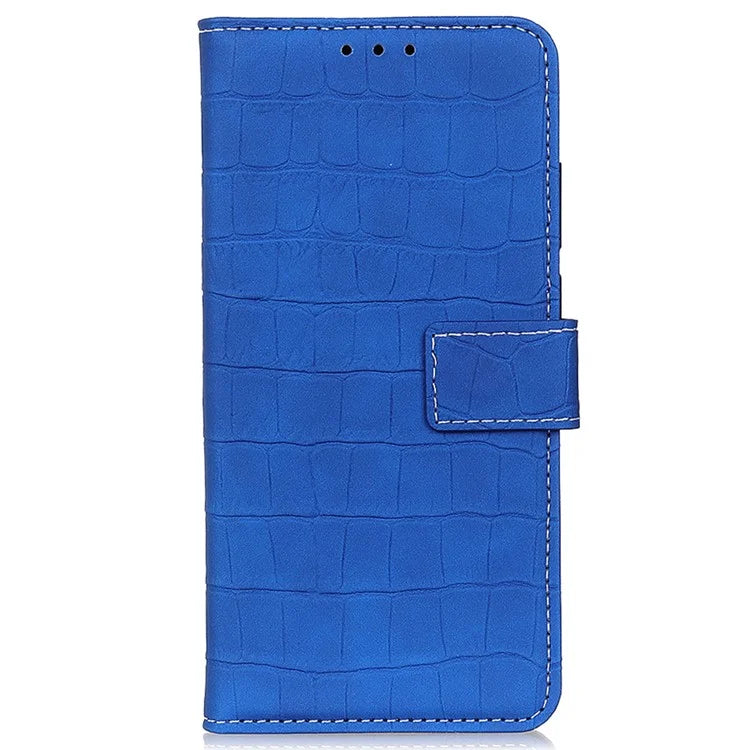 For Google Pixel 8a Case Crocodile Texture Phone Cover with Wallet Stand
