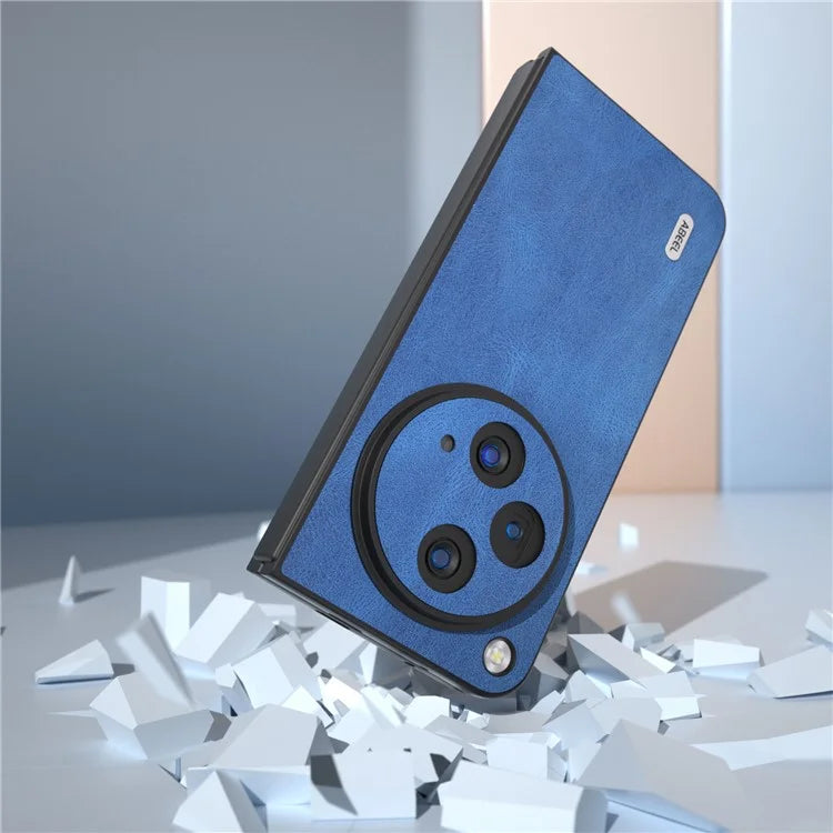 ABEEL For Oppo Find N3 5G Case Retro Leather Coated PC Phone Cover
