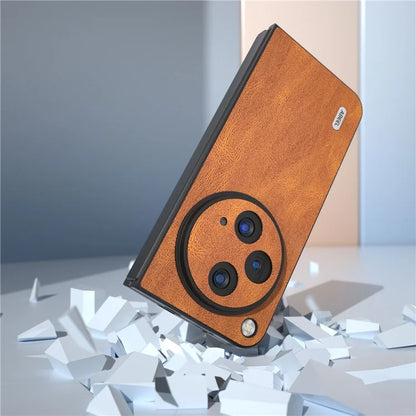 ABEEL For Oppo Find N3 5G Case Retro Leather Coated PC Phone Cover