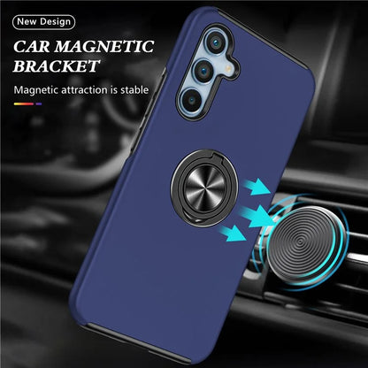 For Samsung Galaxy S23 FE Case Ring Kickstand Phone Back Cover