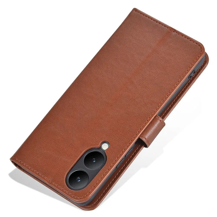 AZNS For vivo Y17s 4G Case Wallet PU Leather Phone Stand Cover