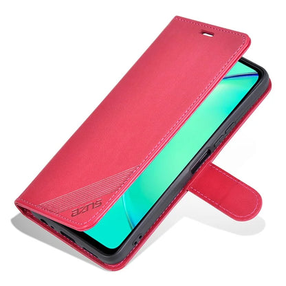 AZNS For vivo Y17s 4G Case Wallet PU Leather Phone Stand Cover