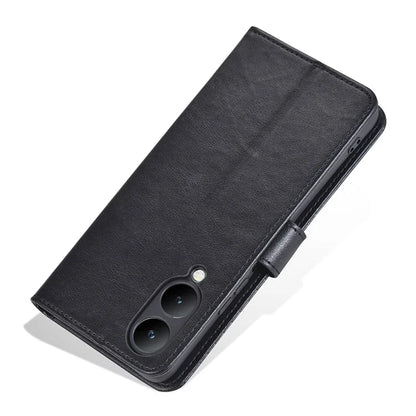 AZNS For vivo Y17s 4G Case Wallet PU Leather Phone Stand Cover