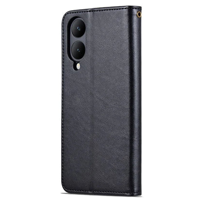 AZNS For vivo Y17s 4G Case Wallet PU Leather Phone Stand Cover