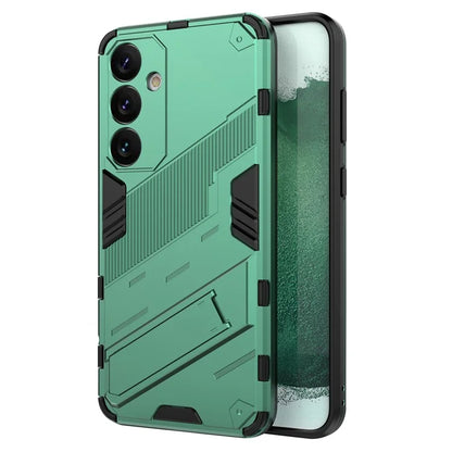 For Samsung Galaxy S24+ Case PC+TPU Phone Cover with Kickstand