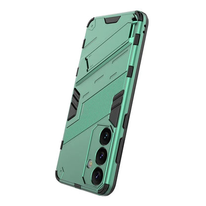 For Samsung Galaxy S24+ Case PC+TPU Phone Cover with Kickstand