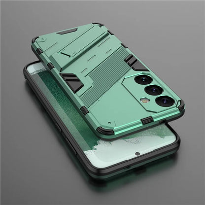 For Samsung Galaxy S24+ Case PC+TPU Phone Cover with Kickstand
