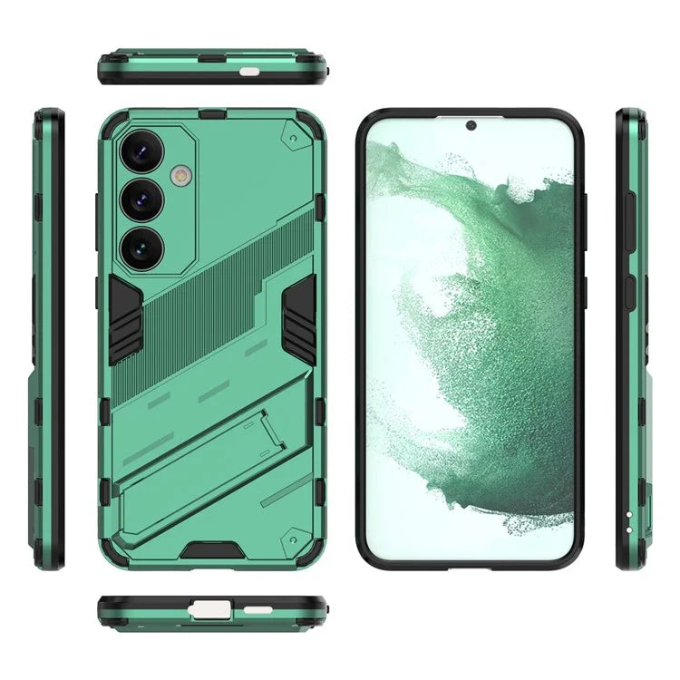For Samsung Galaxy S24+ Case PC+TPU Phone Cover with Kickstand