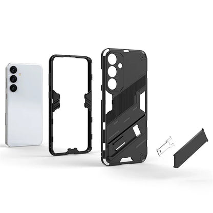For Samsung Galaxy S24+ Case PC+TPU Phone Cover with Kickstand
