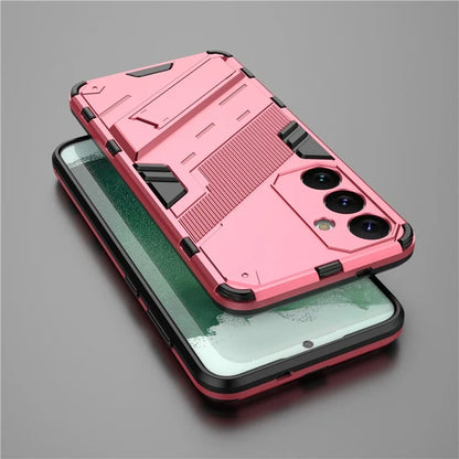 For Samsung Galaxy S24+ Case PC+TPU Phone Cover with Kickstand
