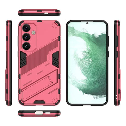 For Samsung Galaxy S24+ Case PC+TPU Phone Cover with Kickstand