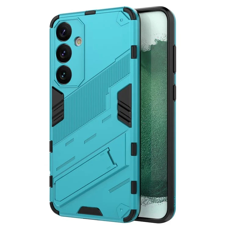 For Samsung Galaxy S24+ Case PC+TPU Phone Cover with Kickstand