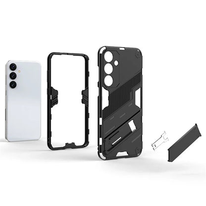 For Samsung Galaxy S24+ Case PC+TPU Phone Cover with Kickstand