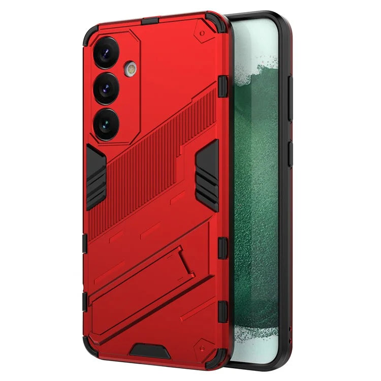 For Samsung Galaxy S24+ Case PC+TPU Phone Cover with Kickstand