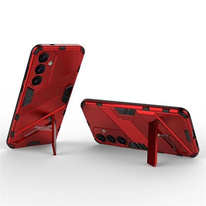 For Samsung Galaxy S24+ Case PC+TPU Phone Cover with Kickstand