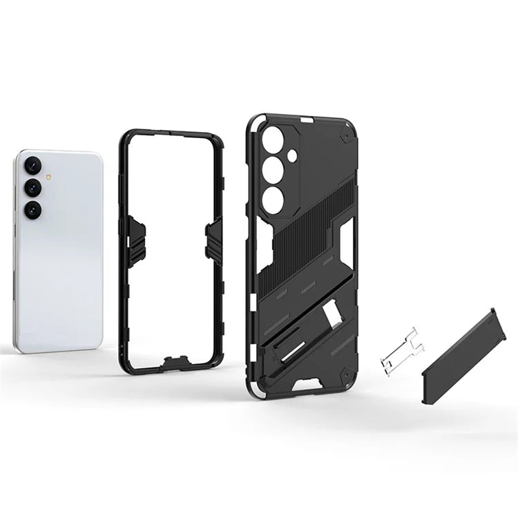 For Samsung Galaxy S24+ Case PC+TPU Phone Cover with Kickstand