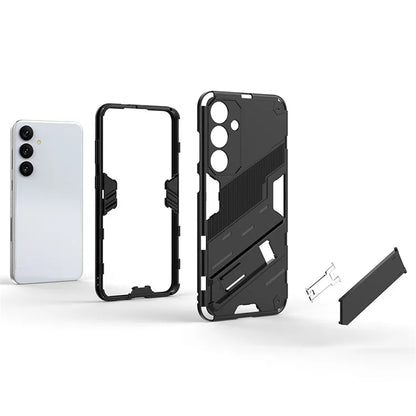For Samsung Galaxy S24+ Case PC+TPU Phone Cover with Kickstand
