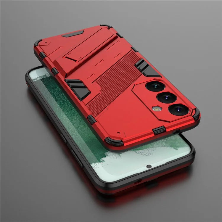 For Samsung Galaxy S24+ Case PC+TPU Phone Cover with Kickstand
