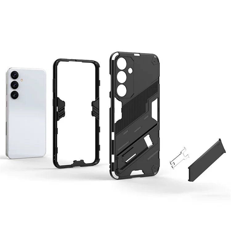For Samsung Galaxy S24+ Case PC+TPU Phone Cover with Kickstand