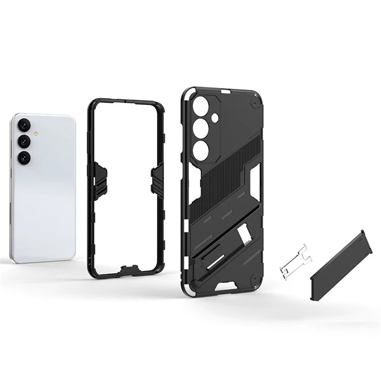 For Samsung Galaxy S24+ Case PC+TPU Phone Cover with Kickstand