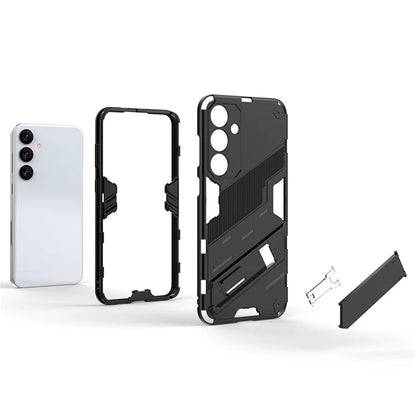 For Samsung Galaxy S24+ Case PC+TPU Phone Cover with Kickstand