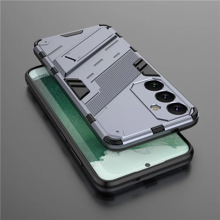 For Samsung Galaxy S24+ Case PC+TPU Phone Cover with Kickstand