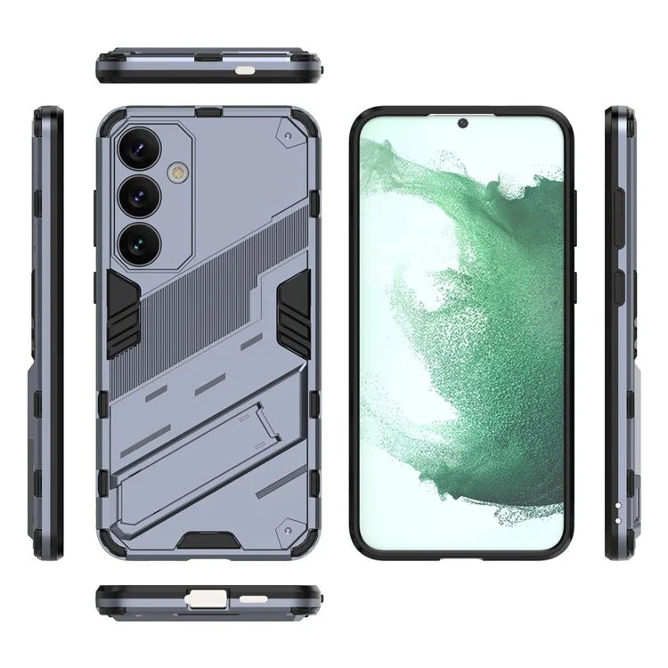 For Samsung Galaxy S24+ Case PC+TPU Phone Cover with Kickstand