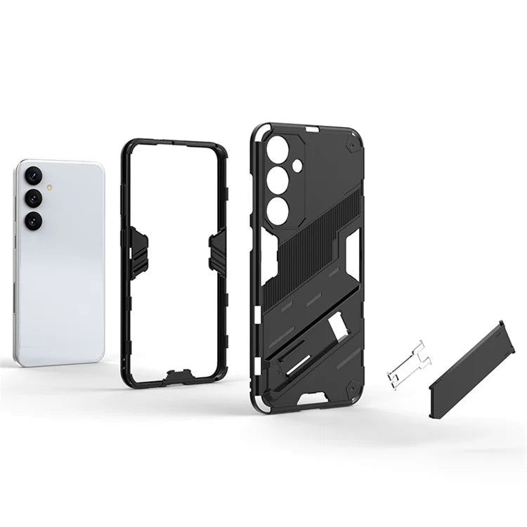 For Samsung Galaxy S24+ Case PC+TPU Phone Cover with Kickstand