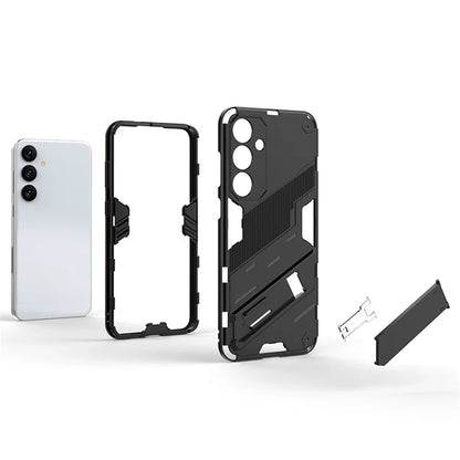 For Samsung Galaxy S24+ Case PC+TPU Phone Cover with Kickstand