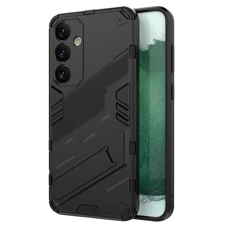 For Samsung Galaxy S24+ Case PC+TPU Phone Cover with Kickstand